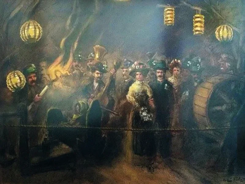 1860-Arthur Kurtz - Festa notturna del 1915